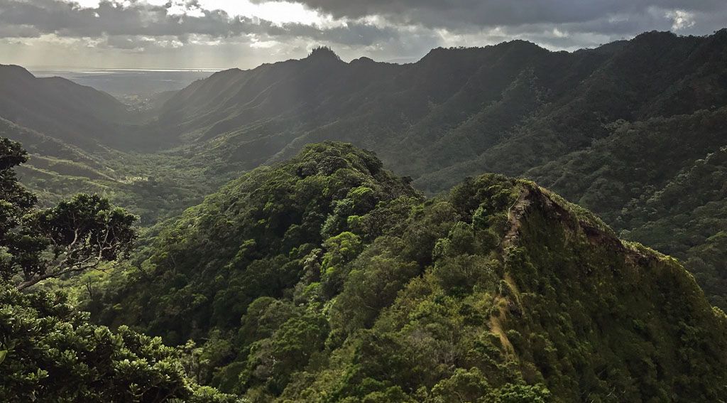 Hiking on Oahu, Hawaii