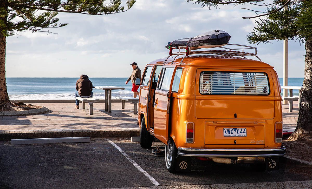 Camper van in Australia