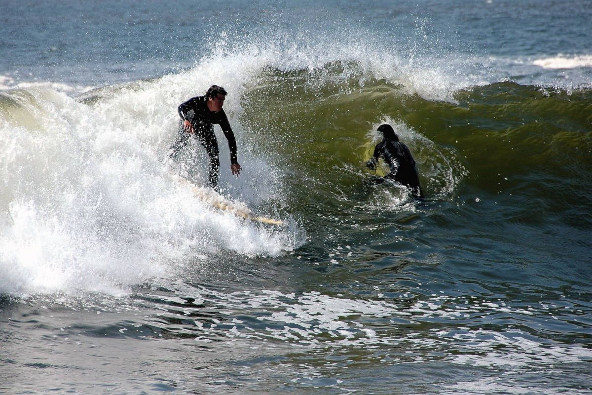 Surfing at Arica