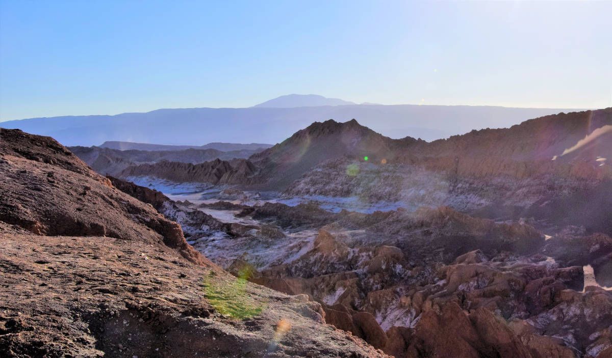 Valle de la Luna at sunset is beautiful