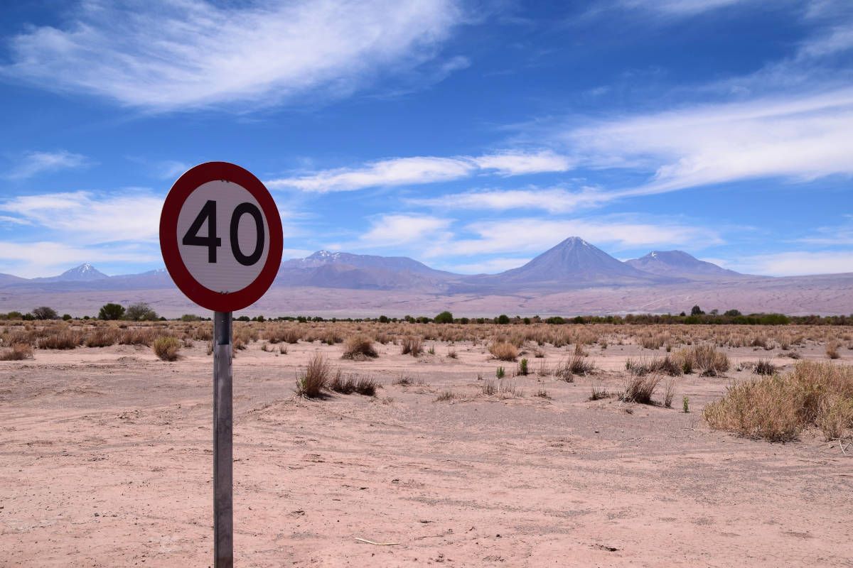 Volcanoes at San Pedro de Atacama, Chile