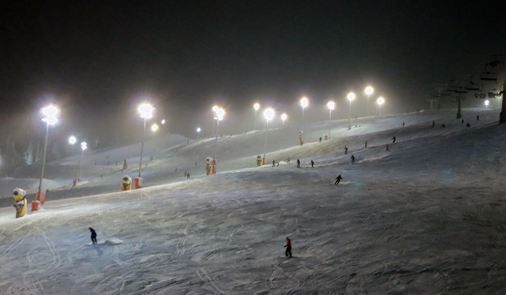 Skiing in Levi, Finnish Lapland