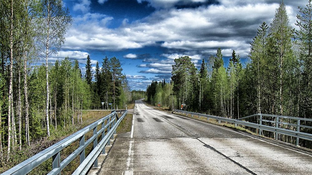 Motorway in Finland