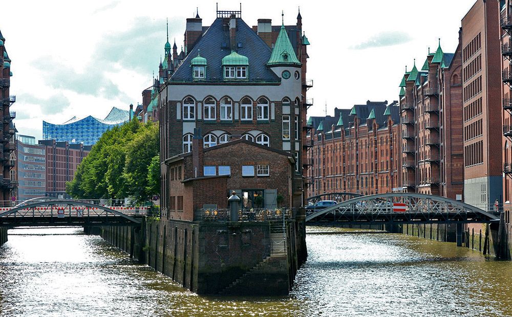 Speicherstadt in Hamburg, Northern Germany