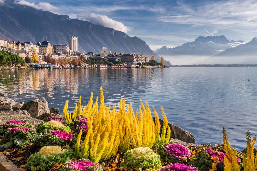 Lake in Switzerland