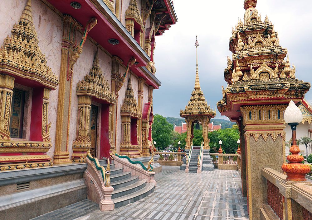 Wat Chalong on Phuket, Thailand