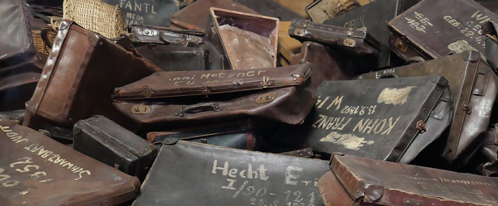 Suitcases in Auschwitz