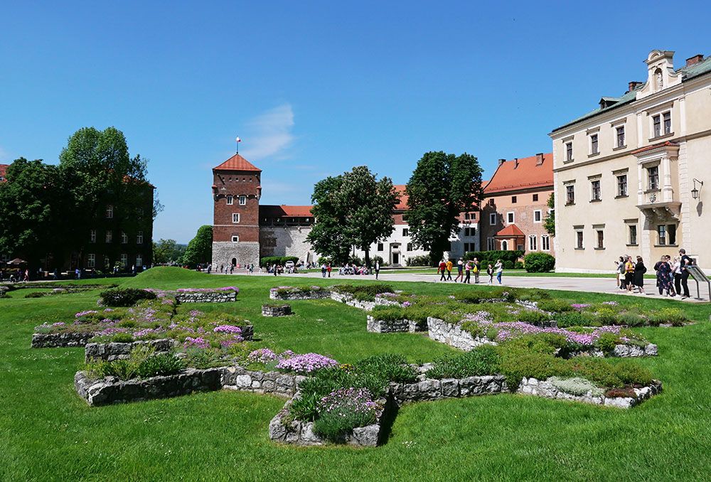 close to the castle of Kraków, Poland