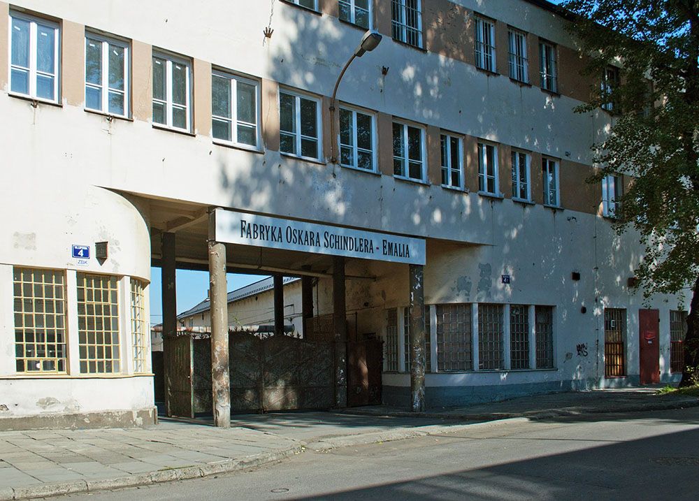 Schindler's factory in Podgordze, Kraków, Poland