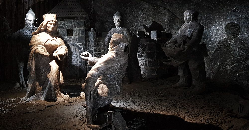 Salt mine close to Kraków, Poland