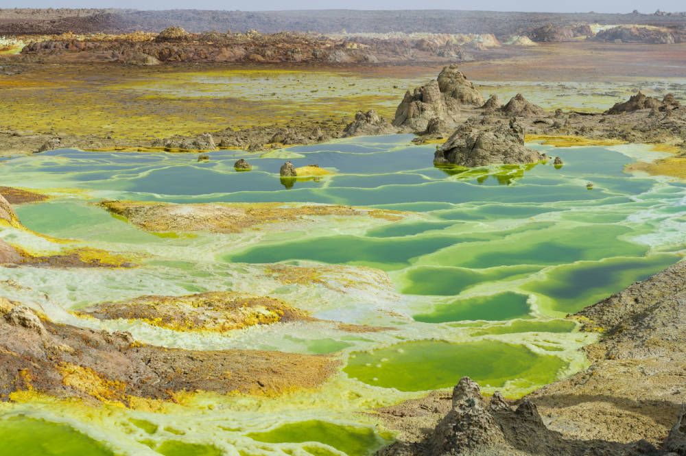 geysers at Danakil Depression, Ethiopia