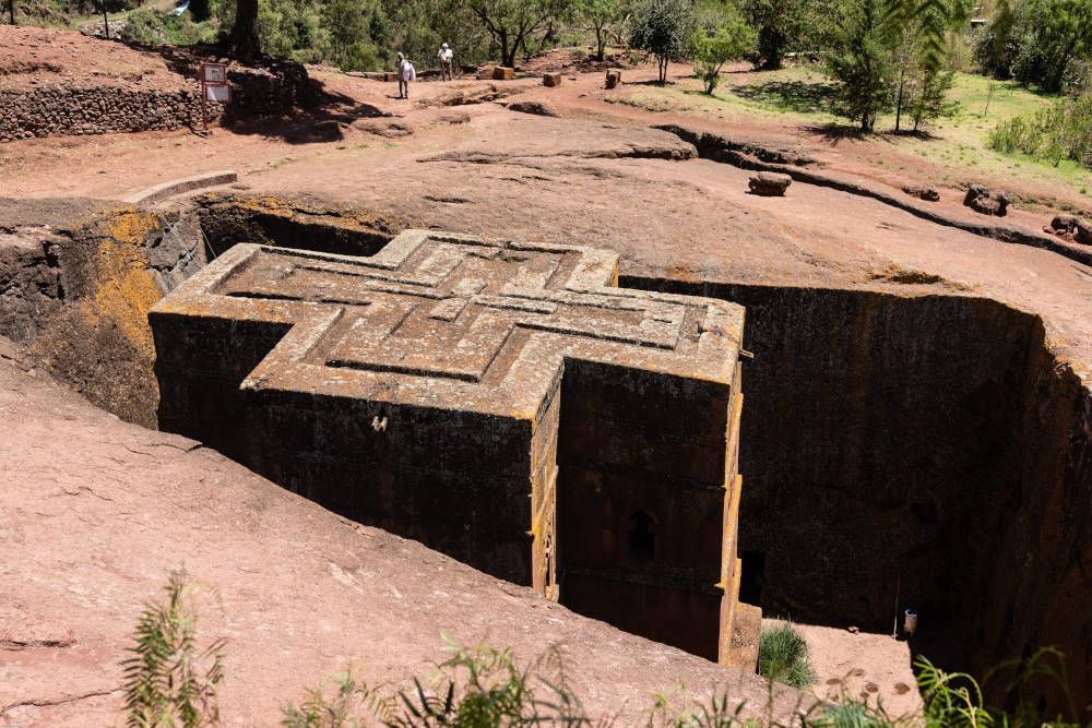 The rock churches of Lalibela in northern Ethiopia