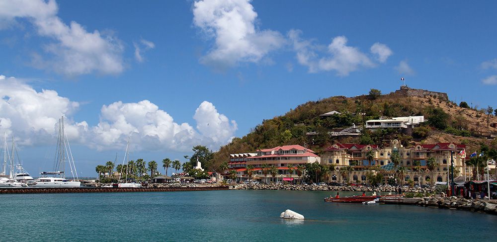 bay in Saint Martin