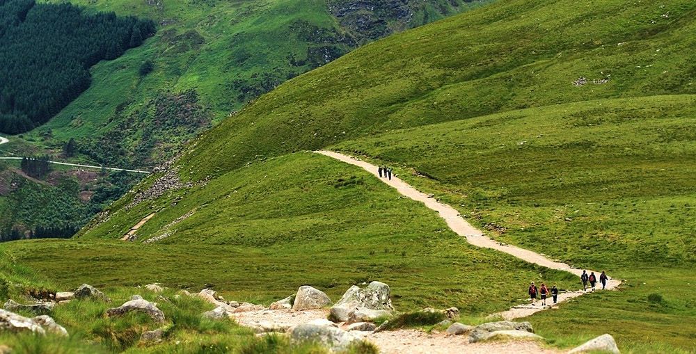 hiking in scotland