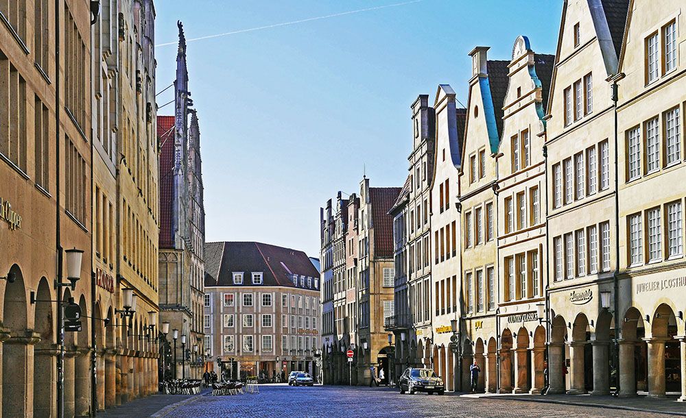 City centre of Münster, Germany