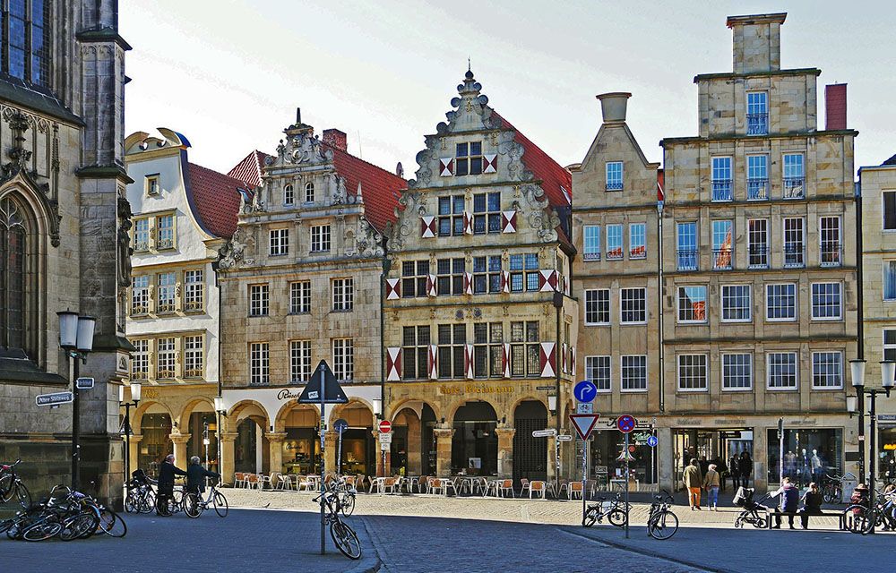 Münster city centre, Germany