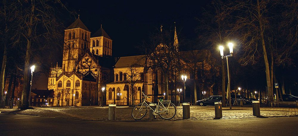 One of many churches in Münster, Germany