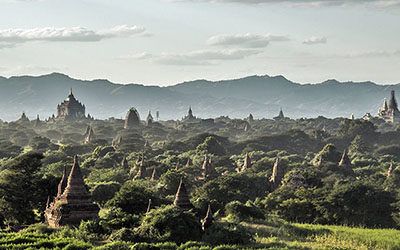 The Bagan temples