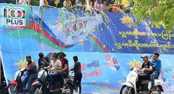 Cooling down during Thingyan, the Water Festival