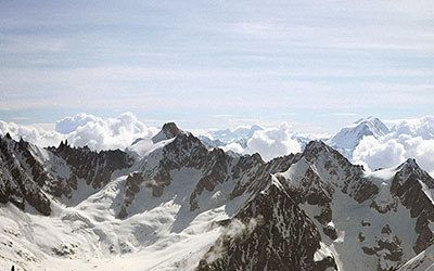 Hiking in the Alps at Chamonix
