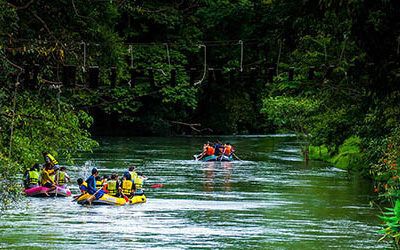 White water rafting in Bali