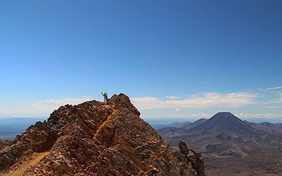 Hiking in the Tongariro National Park