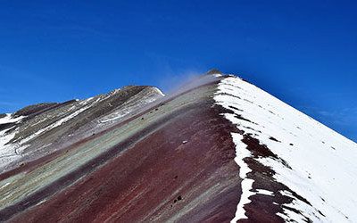 Climbing to the Rainbow Mountain