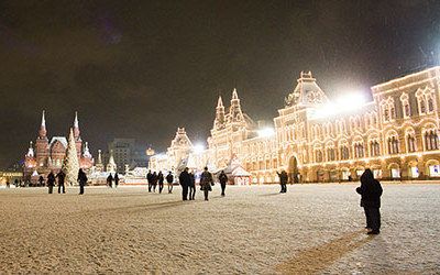 Moscow during the winter