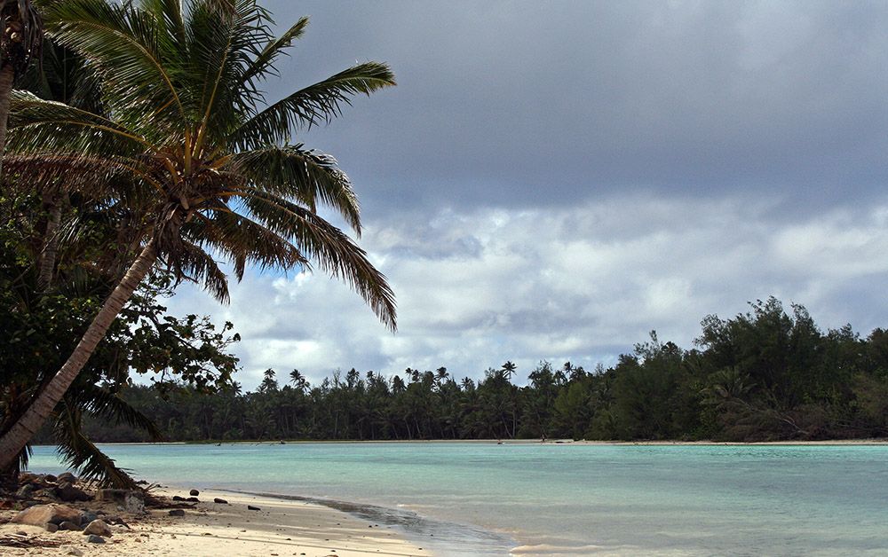 Beach at Rarotonga, Cook Islands