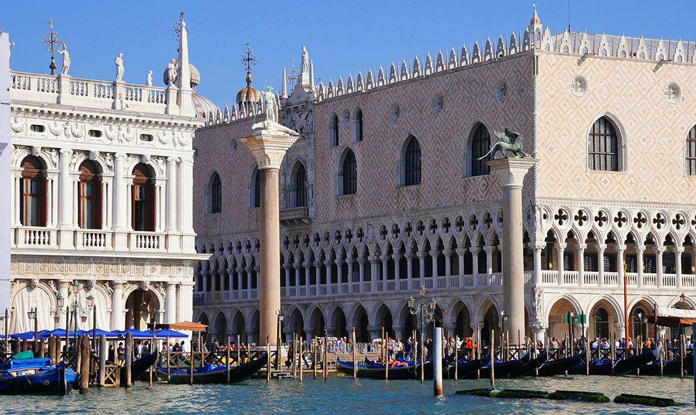 San Marco Square seen from the surface