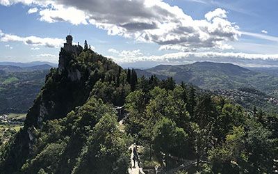 Visit to San Marino, the oldest republic in the world