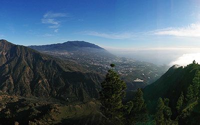 Hiking in the green, Spanish hiking paradise of La Palma