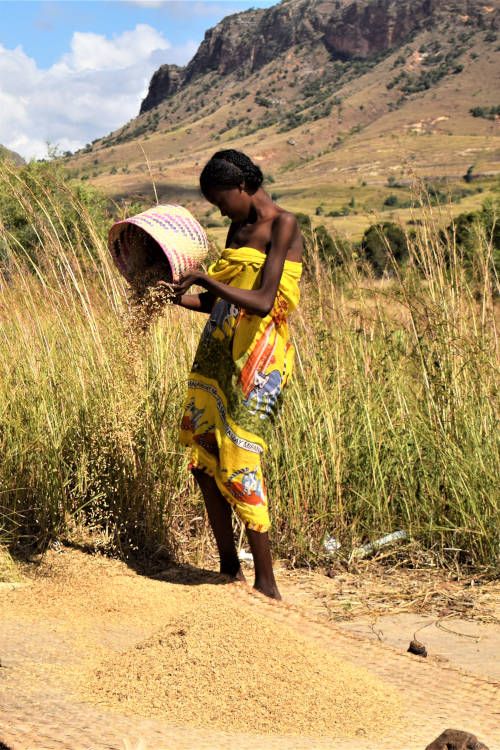 Woman in Isalo