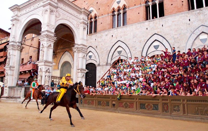 Palio competition in Siena, as one of the top 10 early spring destinations