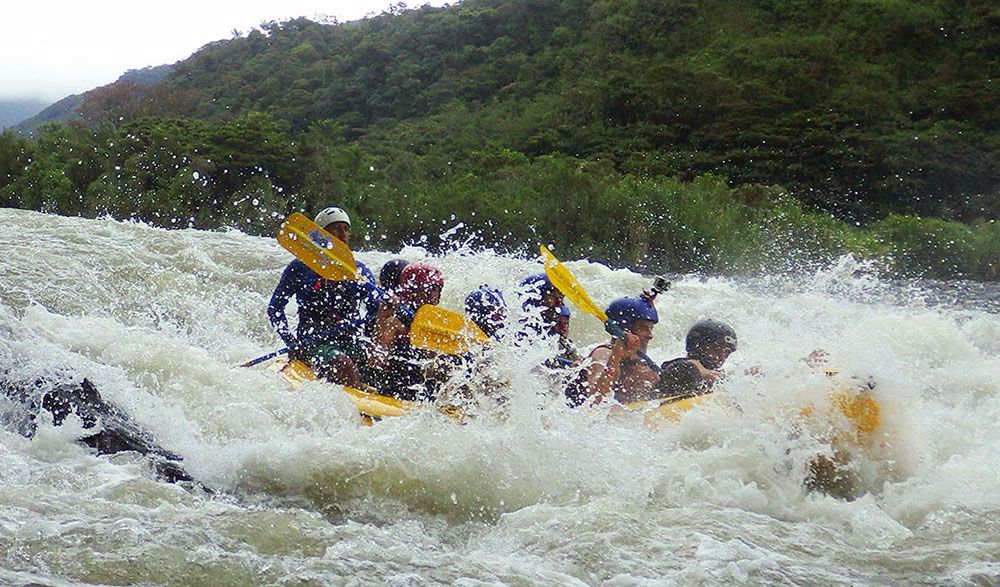 Rafting at Baños, Ecuador