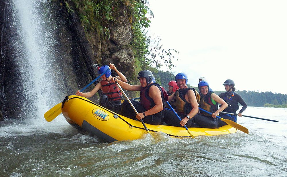 Rafting at Baños, Ecuador