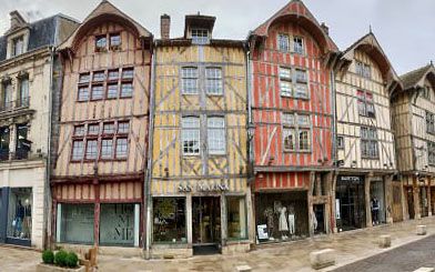 Troyes: city of half-timbered houses in the Champagne region