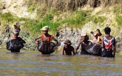 A beautiful pirogue tour at Fianarantsoa, Madagascar