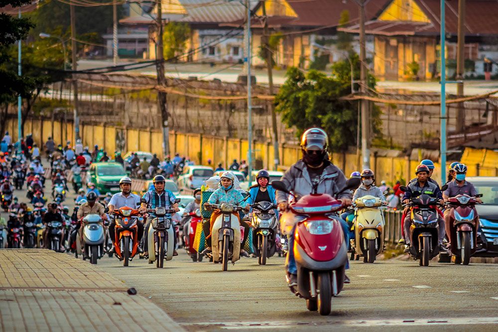 Traffic in Saigon