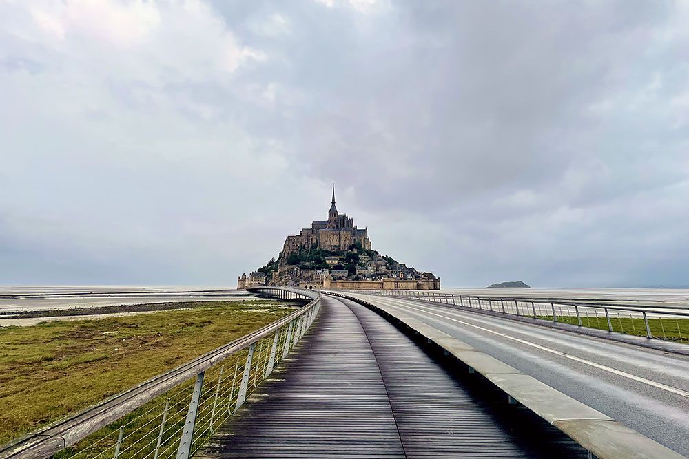Mont-Saint-Michel early in the morning