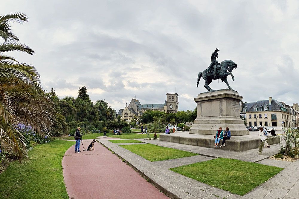 Statue of Napoleon in Cherbourg