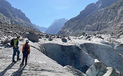 Unforgettable glacier hike on Mer de Glace near Chamonix