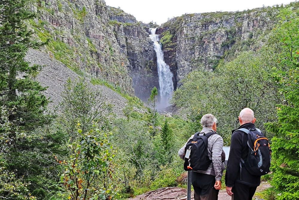 Waterfall in Sweden