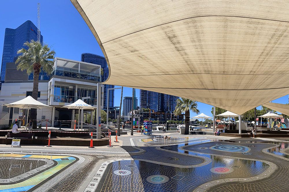 Elizabeth Quay in Perth