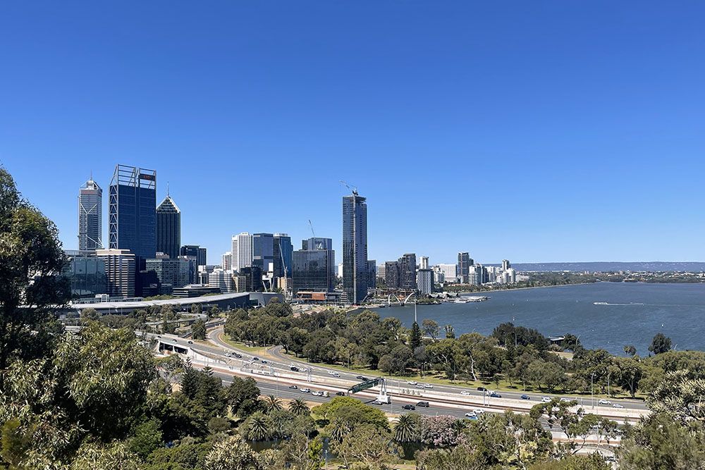 Skyline of Perth