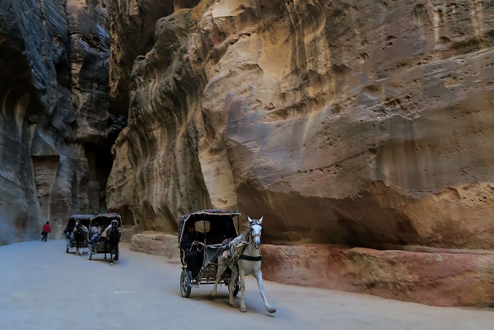 Transportation at Petra