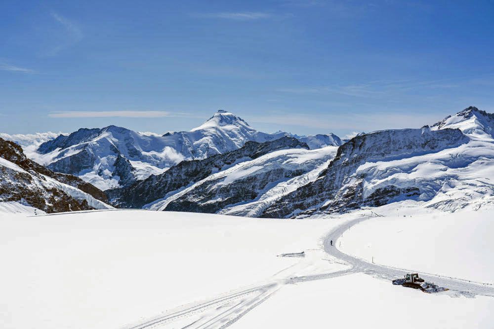 View of the Jungfrau Ski Region