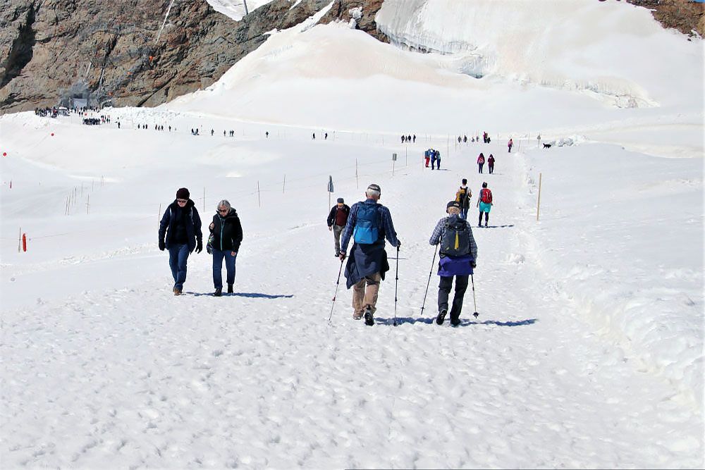 snowshoeing