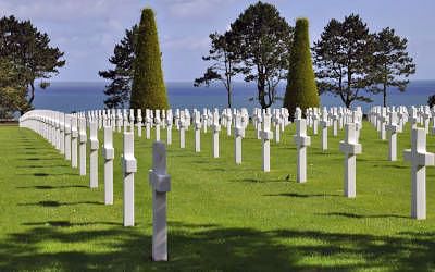 D-Day sites around Omaha Beach