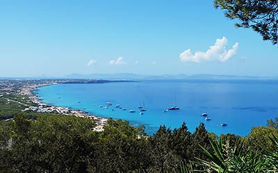 Nature and idyllic beaches on tranquil Formentera